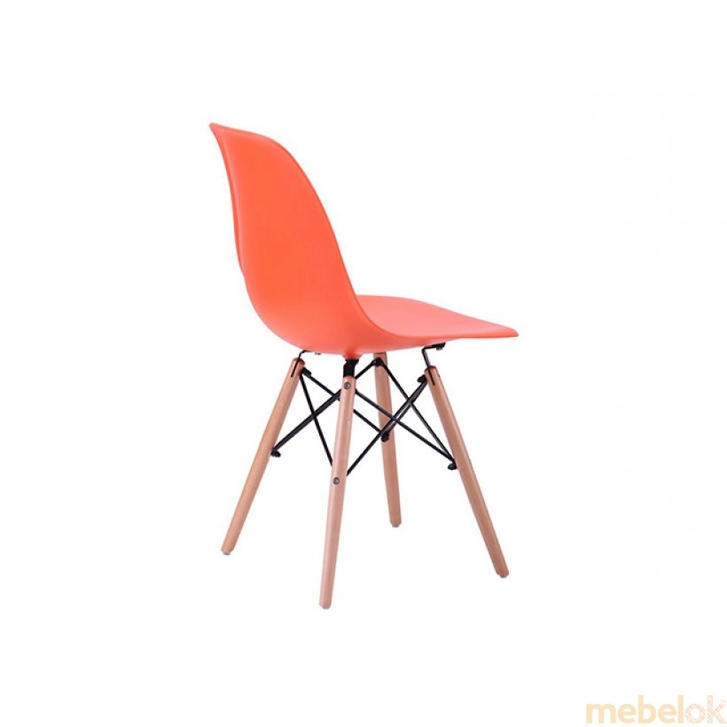 стілець з виглядом в обстановці (Стілець Aster PL Wood Помаранчевий (236885))