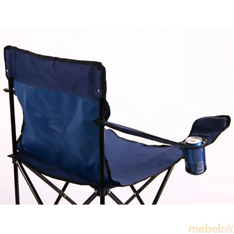 стілець з виглядом в обстановці (Стілець складаний Рибальський синій)