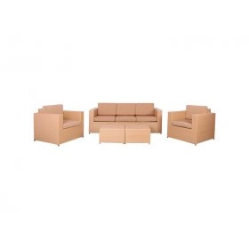 Комплект мебели Santo из ротанга Elit (SC-B9508) Sand AM3041 ткань A14203