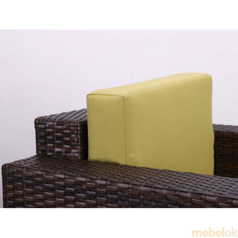 (Комплект мебели Santo из ротанга Elit (SC-B9508) Brown Mixed YF1217 ткань A14203) AMF (АМФ)