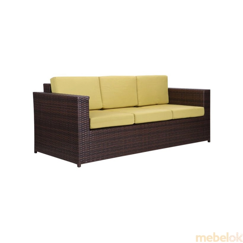 Комплект мебели Santo из ротанга Elit (SC-B9508) Brown Mixed YF1217 ткань A14203