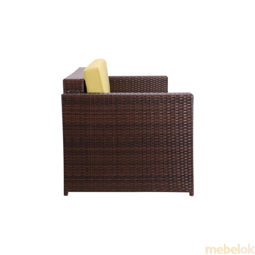 Комплект мебели Santo из ротанга Elit (SC-B9508) Brown Mixed YF1217 ткань A14203 с другого ракурса