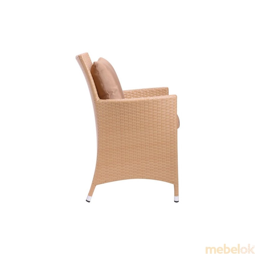Комплект мебели Samana-4 из ротанга Elit (SC-8849-S2) Sand AM3041 ткань A14203 с другого ракурса