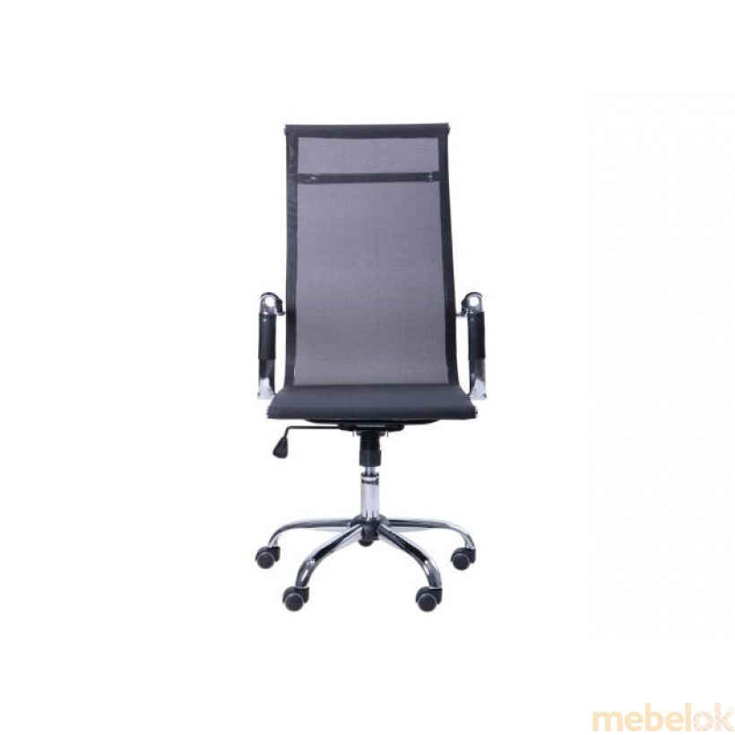 стілець з виглядом в обстановці (Крісло Slim Net HB (XH-633) чорний)