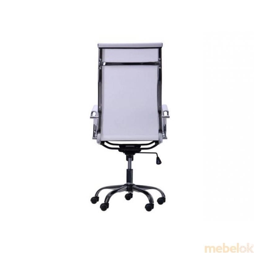 стул с видом в обстановке (Кресло Slim Net HB (XH-633) белый)