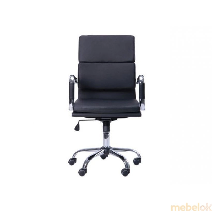 стул с видом в обстановке (Кресло Slim FX LB (XH-630B) черный)