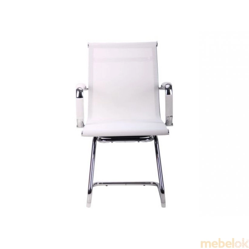 Кресло Slim Net CF (XH-633C) белый (93769) с другого ракурса