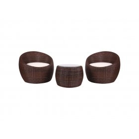 Комплект мебели Domingo из ротанга Elit (SC-FT021) Brown Mixed YF1217-R ткань A13815