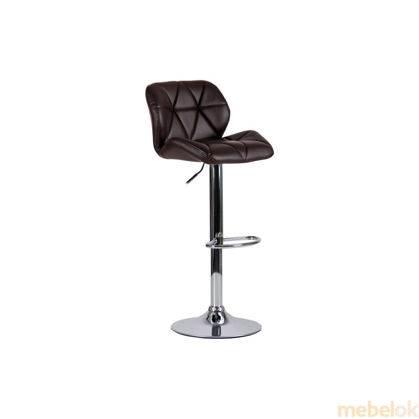 Барний стілець Vensan коричневий без канта
