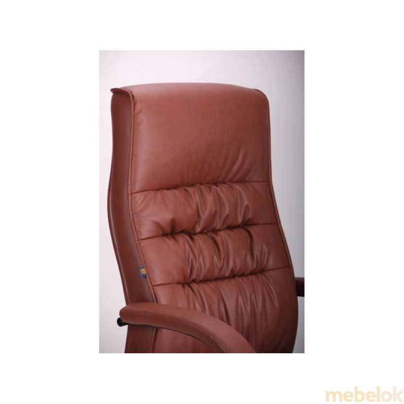 Кресло Орхидея НВ кожзам коричневый (643-B Hi-Back Brown PU+PVC HL014 Mech)