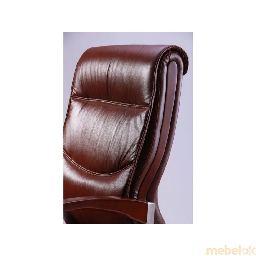Крісло Montana НВ шкіра коричнева (619-B+PVC) з іншого ракурсу