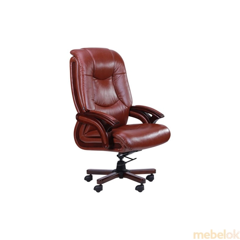 Кресло Ванкувер кожа коричневая (625-B+PVC)