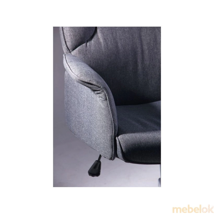 Кресло Madison хром тк.серый с другого ракурса
