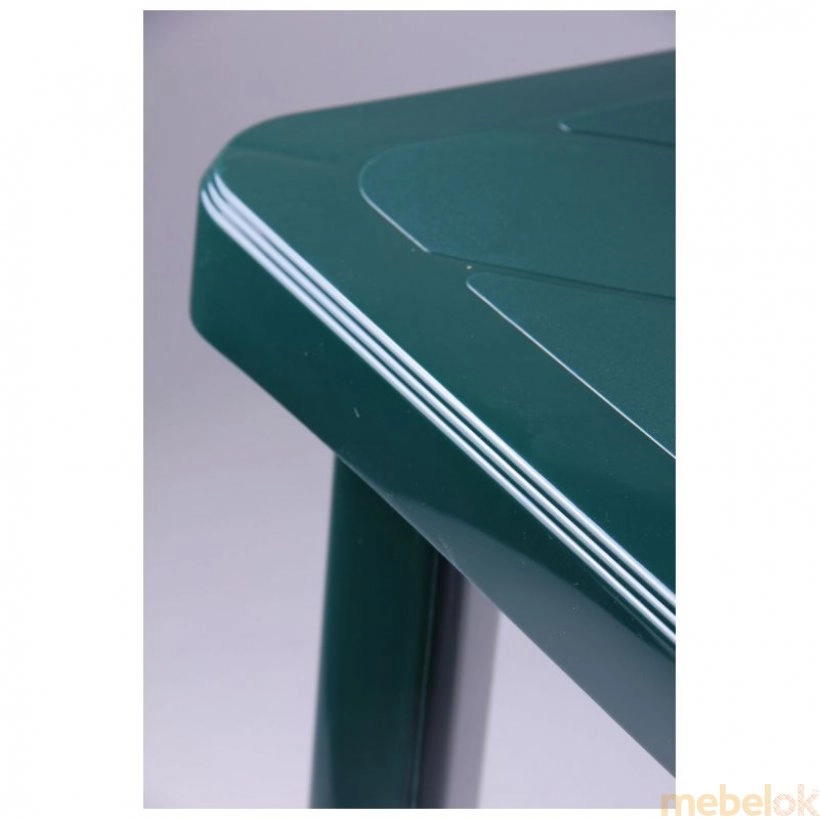 стол с видом в обстановке (Стол Nettuno пластик зеленый 15)