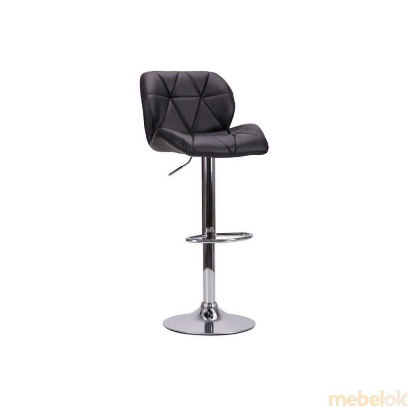 Барный стул Vensan черный без канта от фабрики AMF (АМФ)