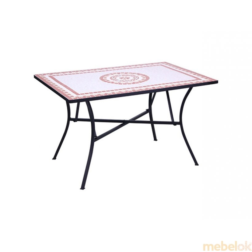 стол с видом в обстановке (Стол Гасконь 95169/мозаика)