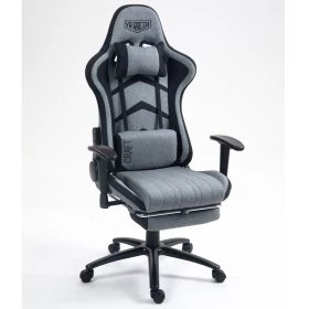 Крісло VR Racer Textile Craft сірий/чорний
