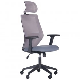 Кресло Lead Black HR (серый-серый)
