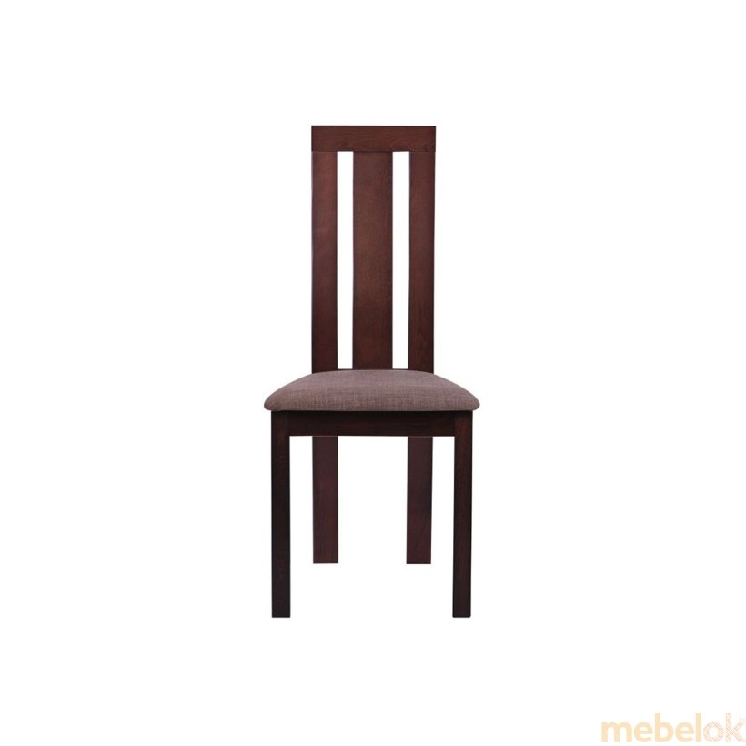 стул с видом в обстановке (Стул обеденный Йорк орех темный/коричневый)