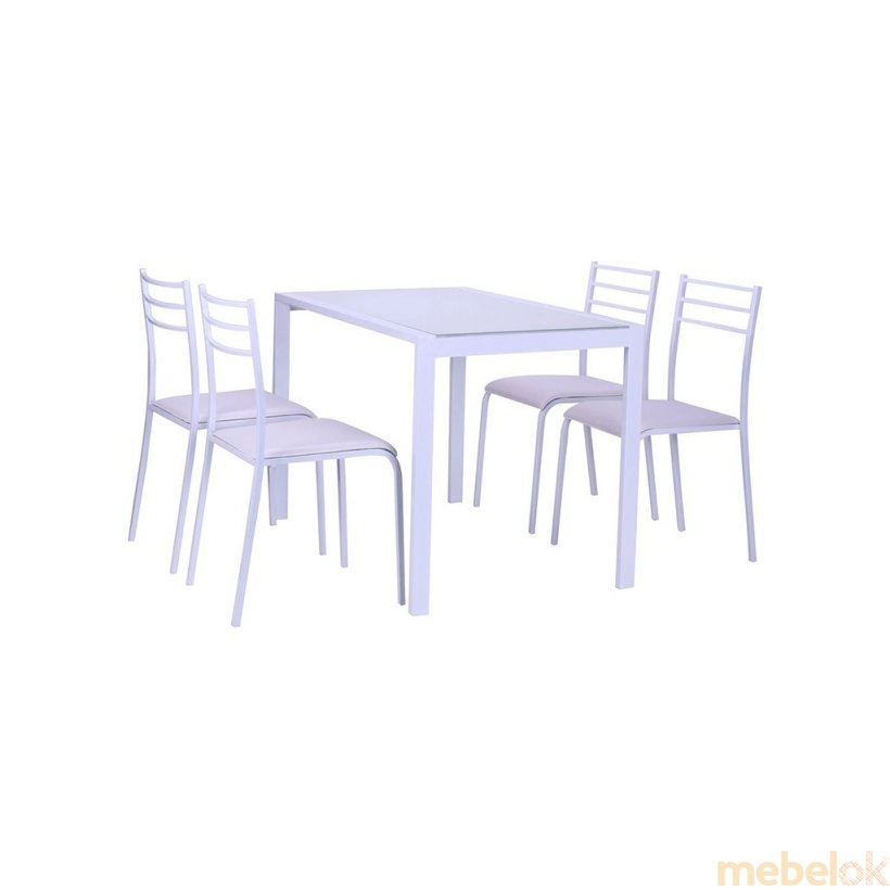 Комплект Кмин стіл + 4 стільця (YS2458)