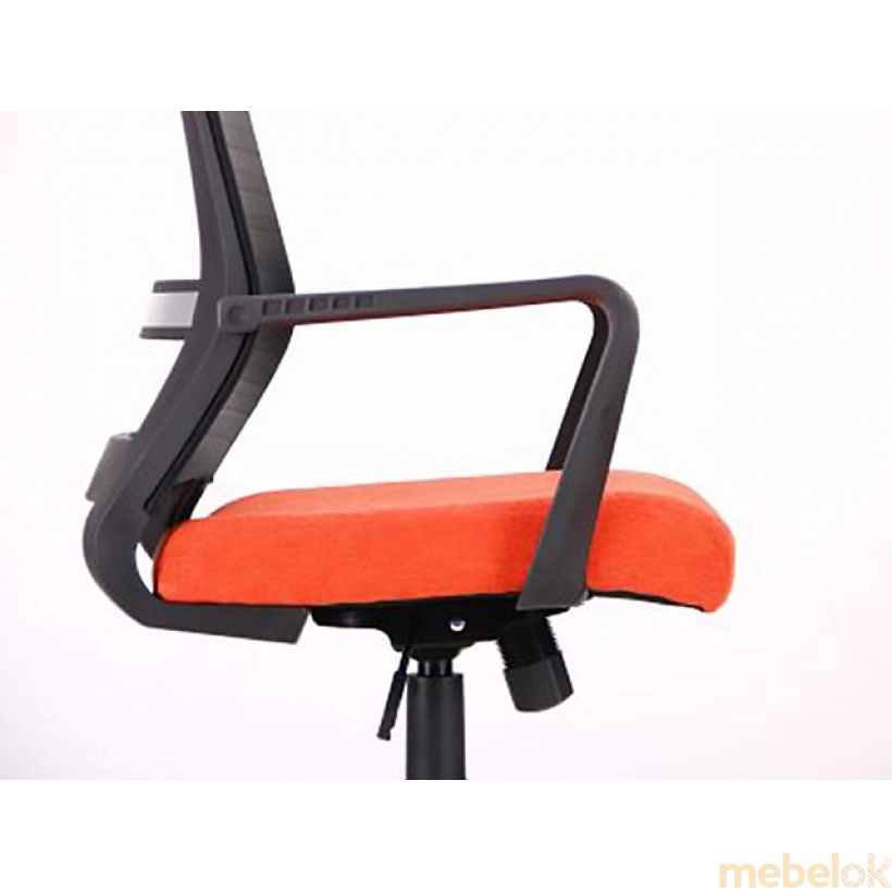 Кресло Radon черный/оранжевый