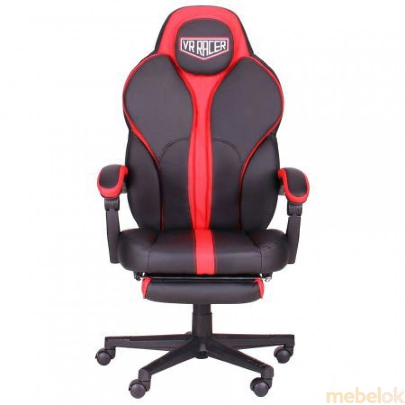 Кресло VR Racer Edge Iron черный/красный (38-521344) от фабрики AMF (АМФ)