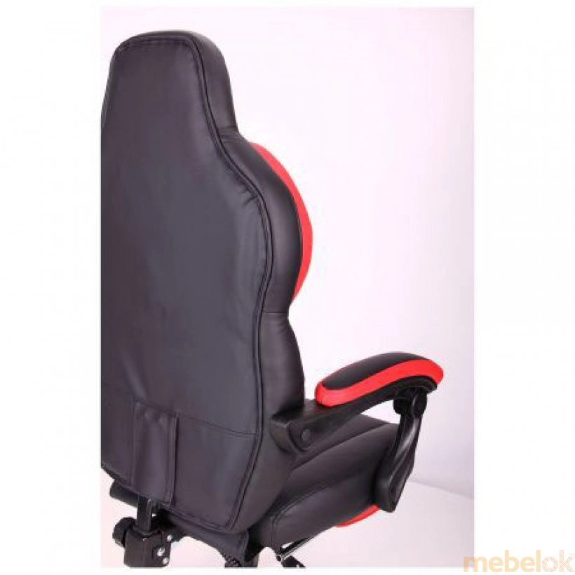Кресло VR Racer Edge Iron черный/красный (38-521344)