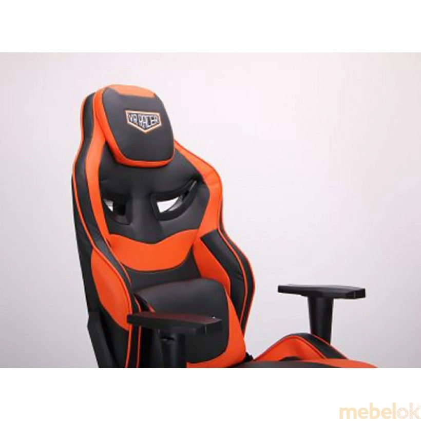 Кресло VR Racer Expert Genius черный/оранжевый от фабрики AMF (АМФ)