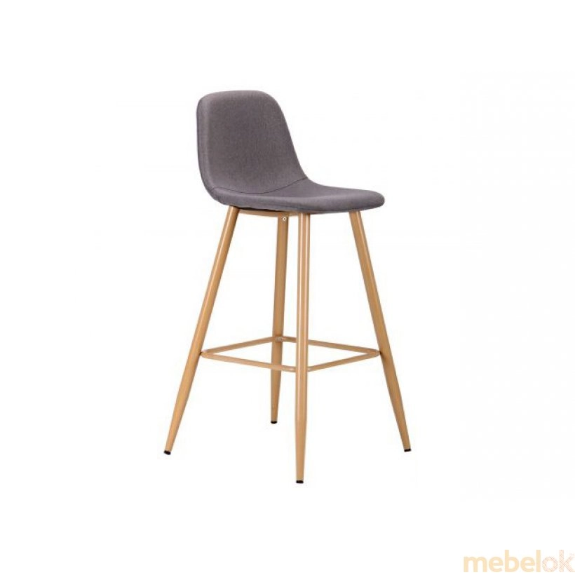 стул с видом в обстановке (Стул барный Marengo бук/серый)