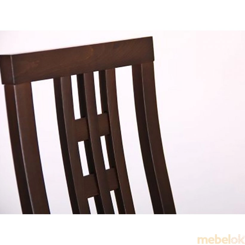 стул с видом в обстановке (Стул обеденный Клэр орех темный/графит)