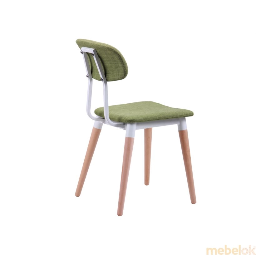 стул с видом в обстановке (Стул Iris зеленый)