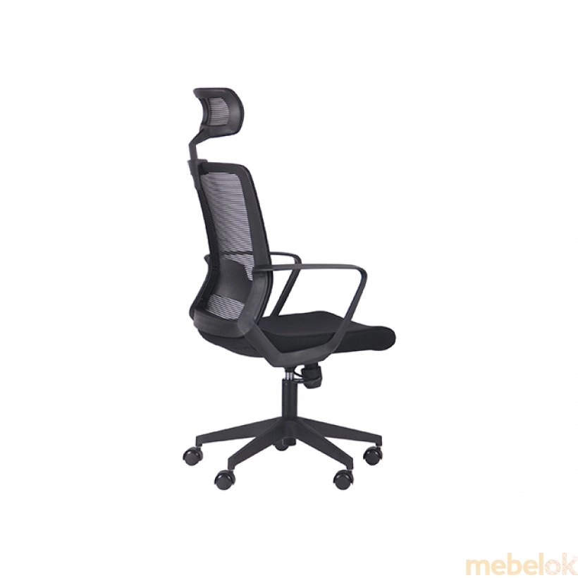 стілець з виглядом в обстановці (Крісло Argon HB чорний)