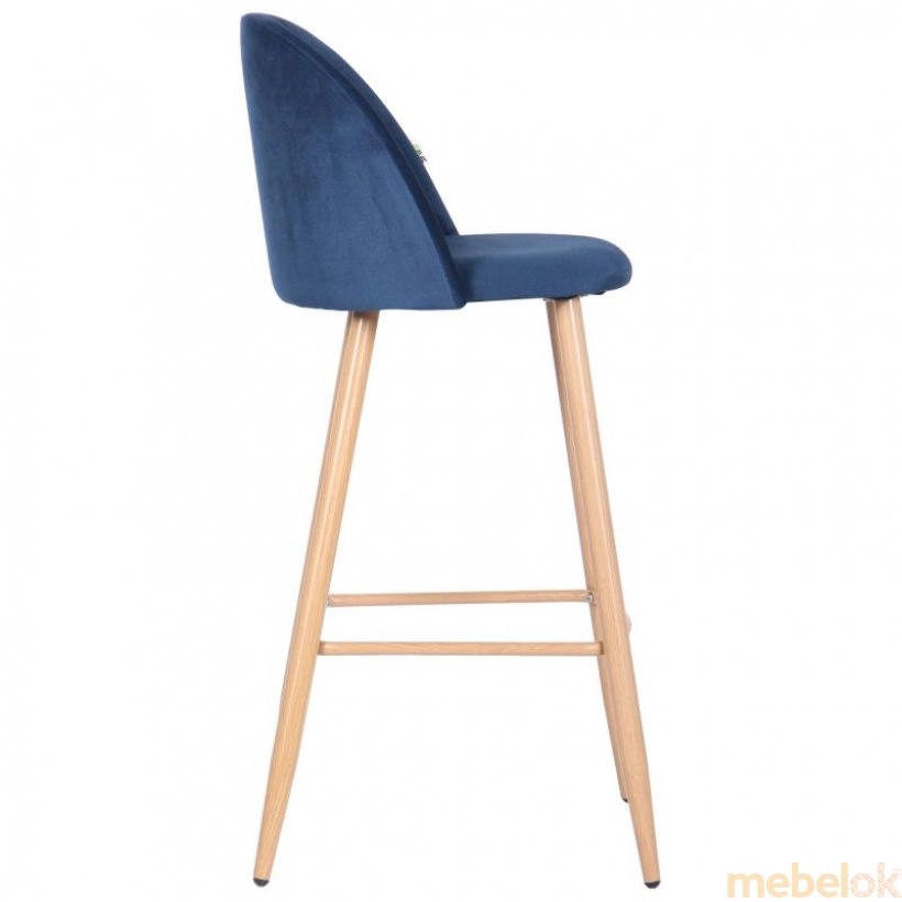 Барний стілець Bellini бук/blue від фабрики AMF (АМФ)