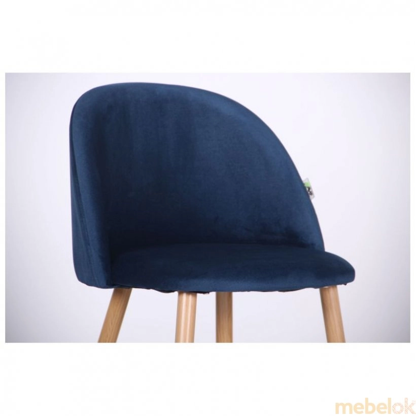 Барный стул Bellini бук/blue с другого ракурса