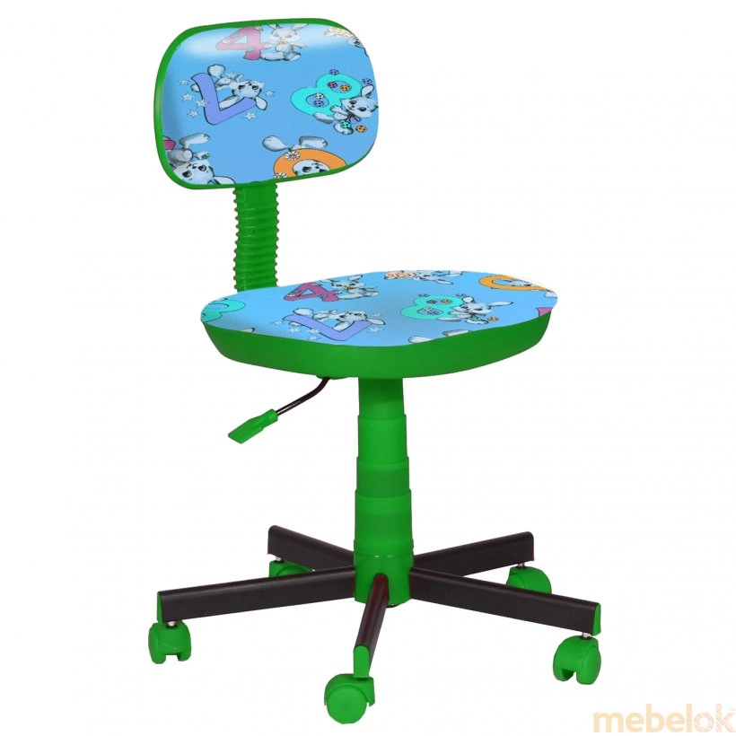 Кресло детское Киндер Цифры (пластик зеленый)