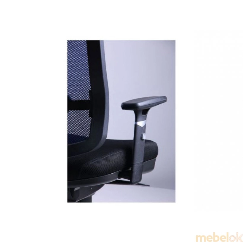 Кресло Коннект HR сиденье сетка черная/спинка сетка синяя
