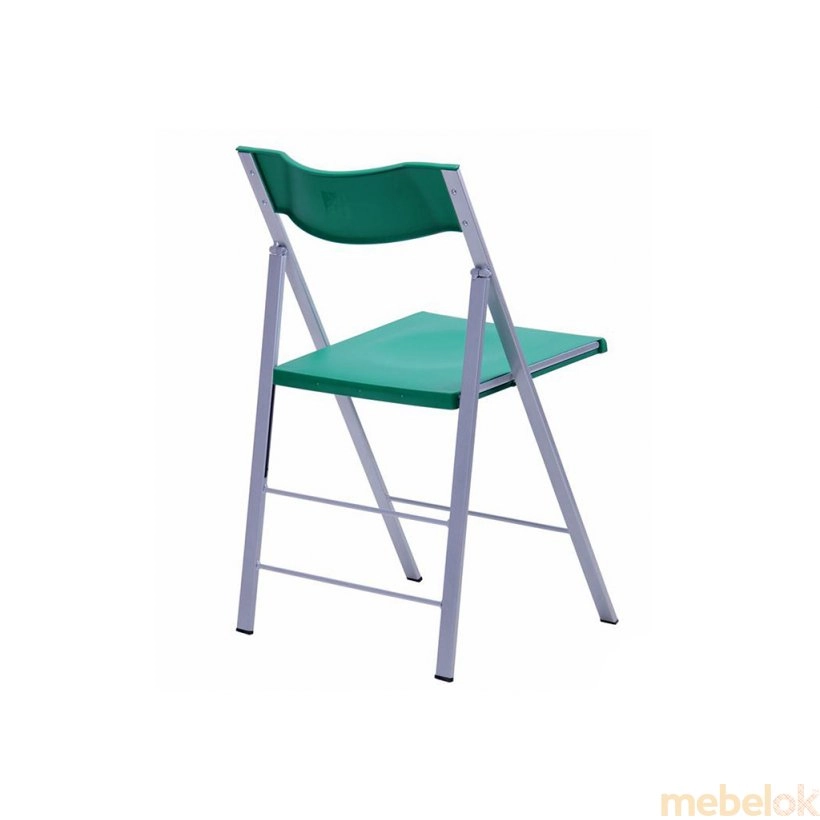 стілець з виглядом в обстановці (Стілець Ібіца алюміній пластик, зелений)