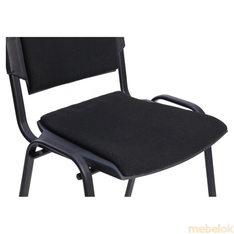 стул с видом в обстановке (Стул Призма черный N-20)