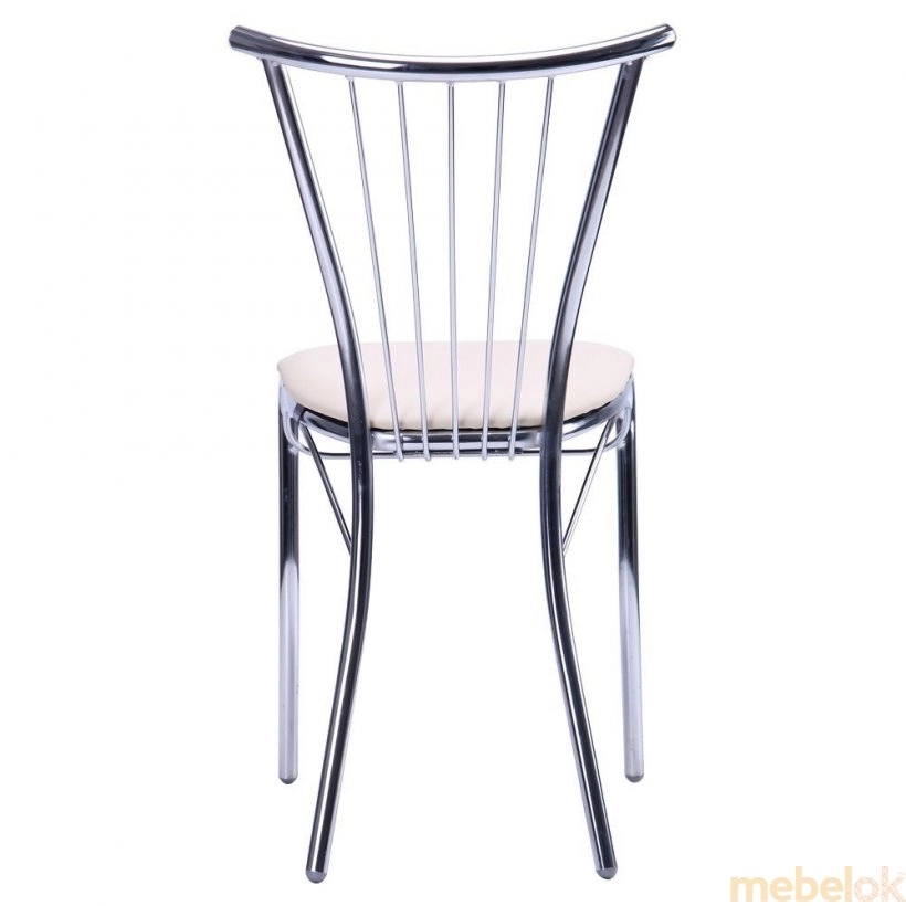 стілець з виглядом в обстановці (Стілець Емілі хром N-17)