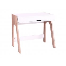 Комп'ютерний стіл Esenin білий + горіх світлий / білий