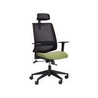 Кресло Carbon HB черный/зеленый