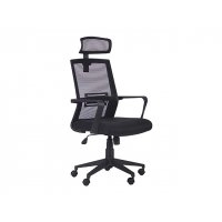 Кресло Neon сиденье Саванна черная/спинка сетка