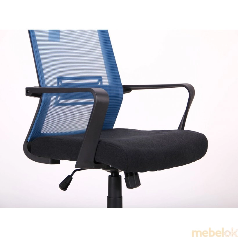 Кресло Neon светло-синий/черный