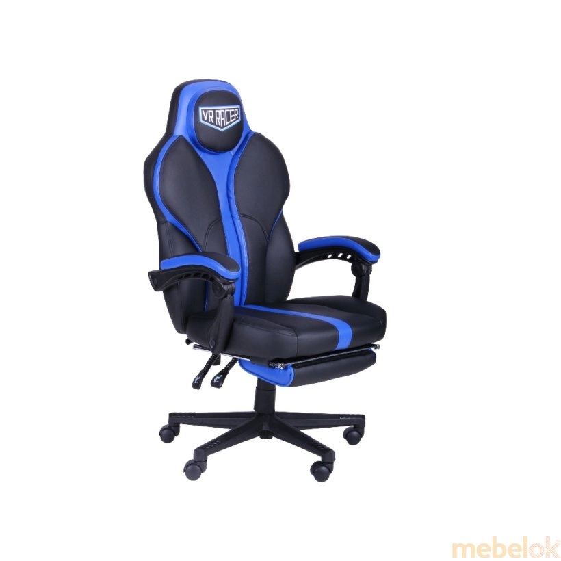 Крісло VR Racer Edge Titan чорний/синій
