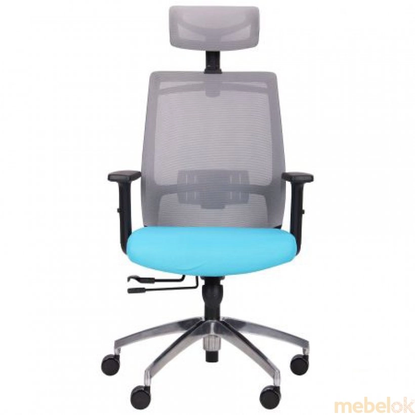 Кресло Install Black Alum Grey/ Light Blue от фабрики AMF (АМФ)