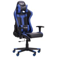Кресло VR Racer Dexter Skyline черный/синий
