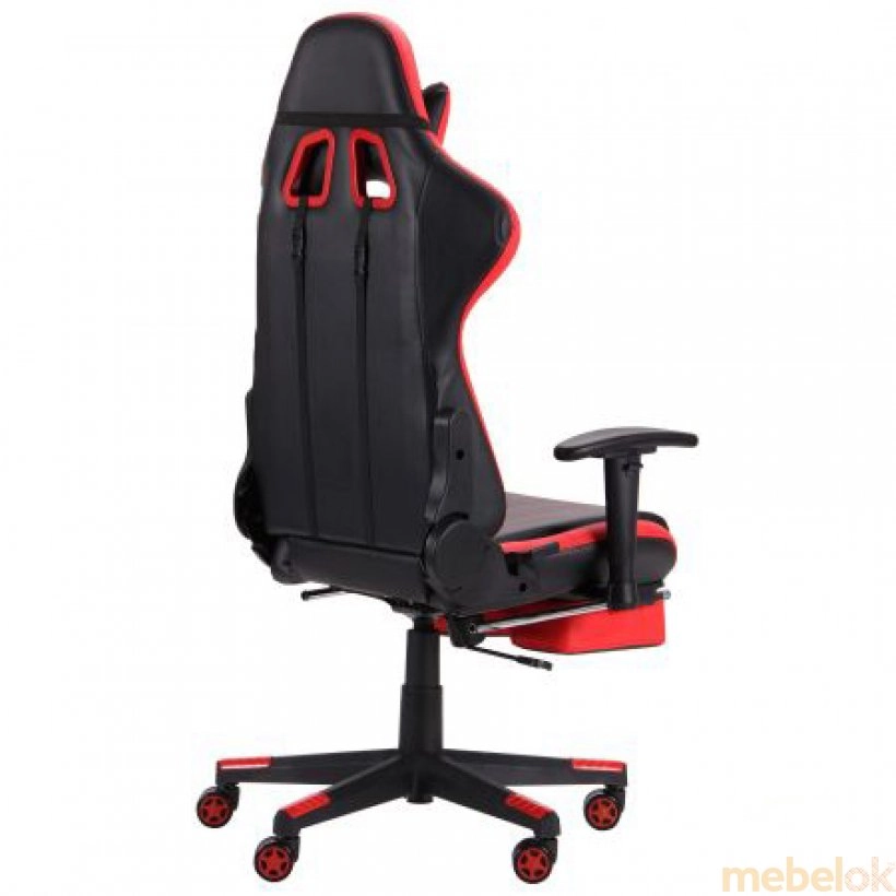 Кресло VR Racer Dexter Galvatron черный/красный с другого ракурса