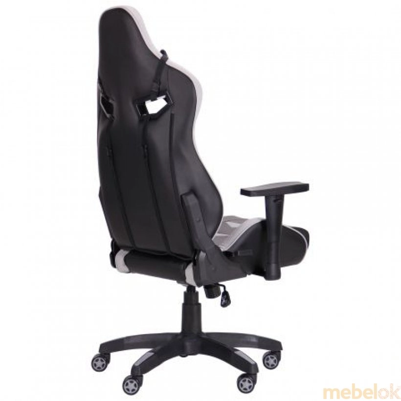 Кресло VR Racer Expert Wizard черный/серый с другого ракурса