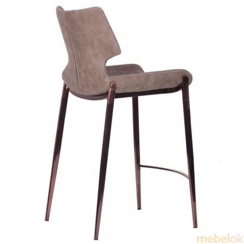 Барный стул Noir brass/basalt с другого ракурса