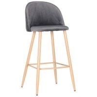 Барный стул Bellini бук/dark grey